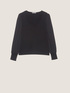 SWEATER WITH JACQUARD SLEEVES image number 4