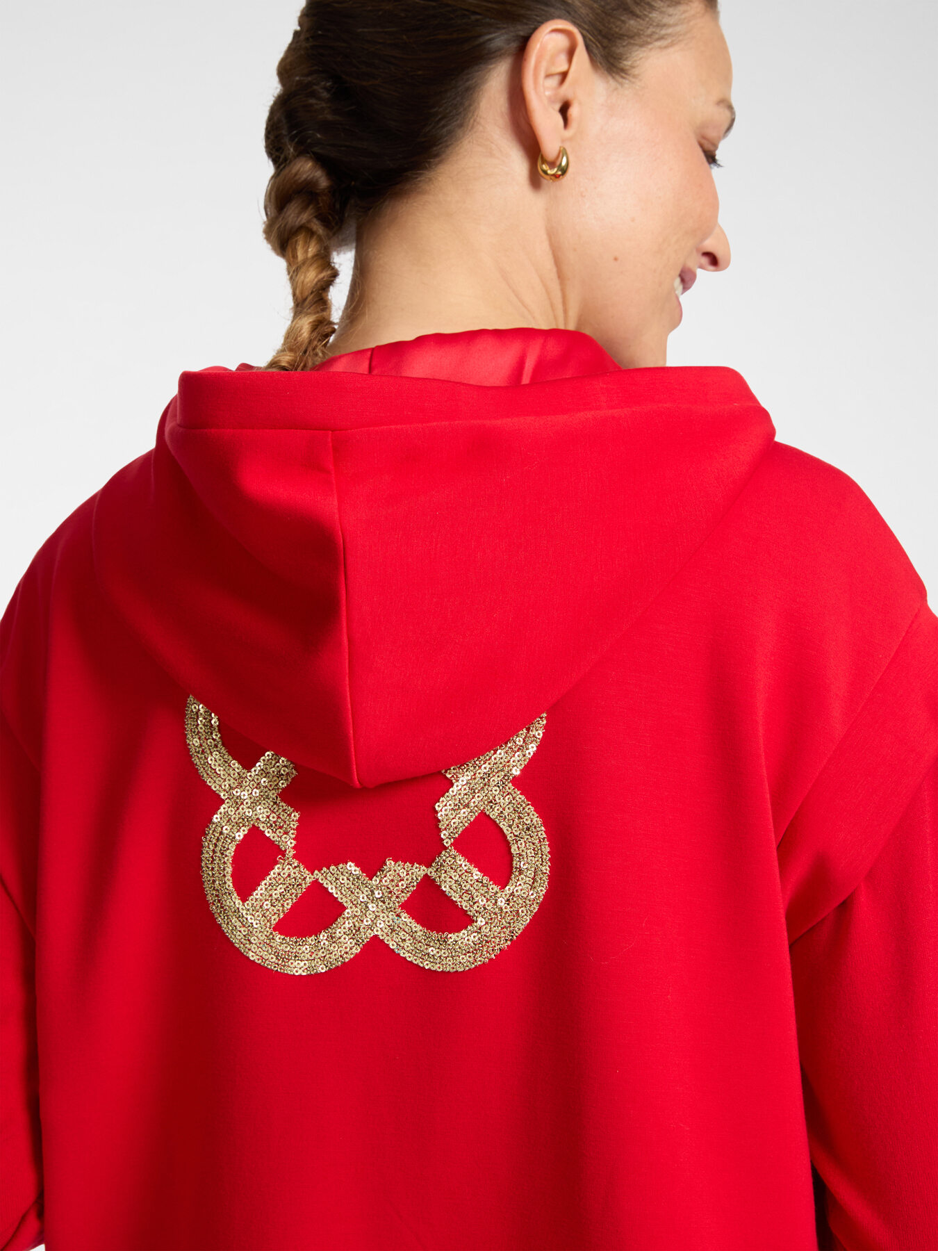 Felpa maniche corte con zip image number 3