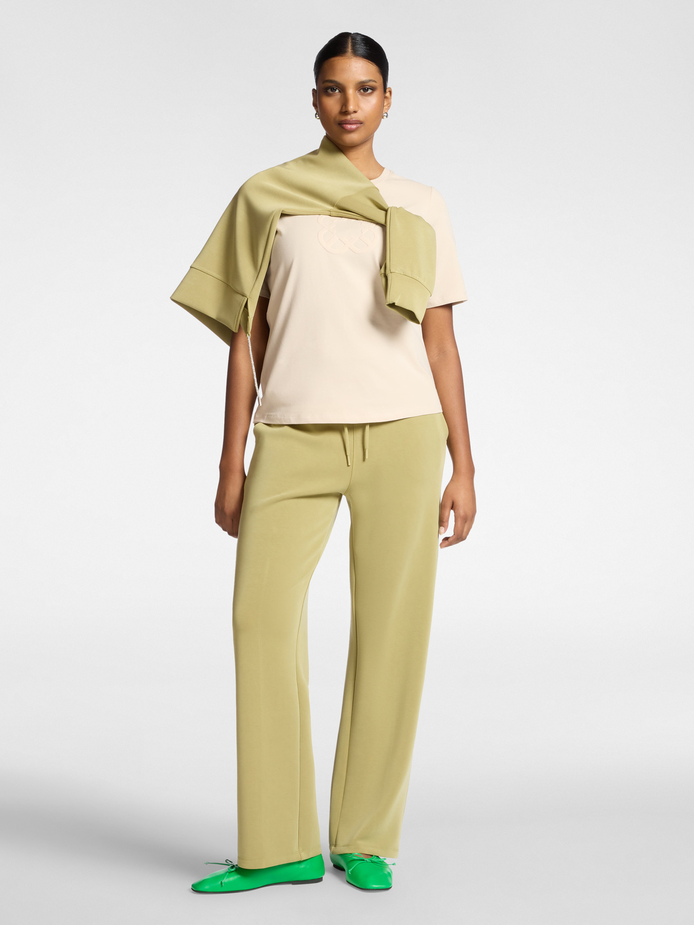 Camiseta de algodón con logo Monogram image number 2