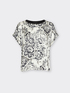 Printed viscose t-shirt image number 5
