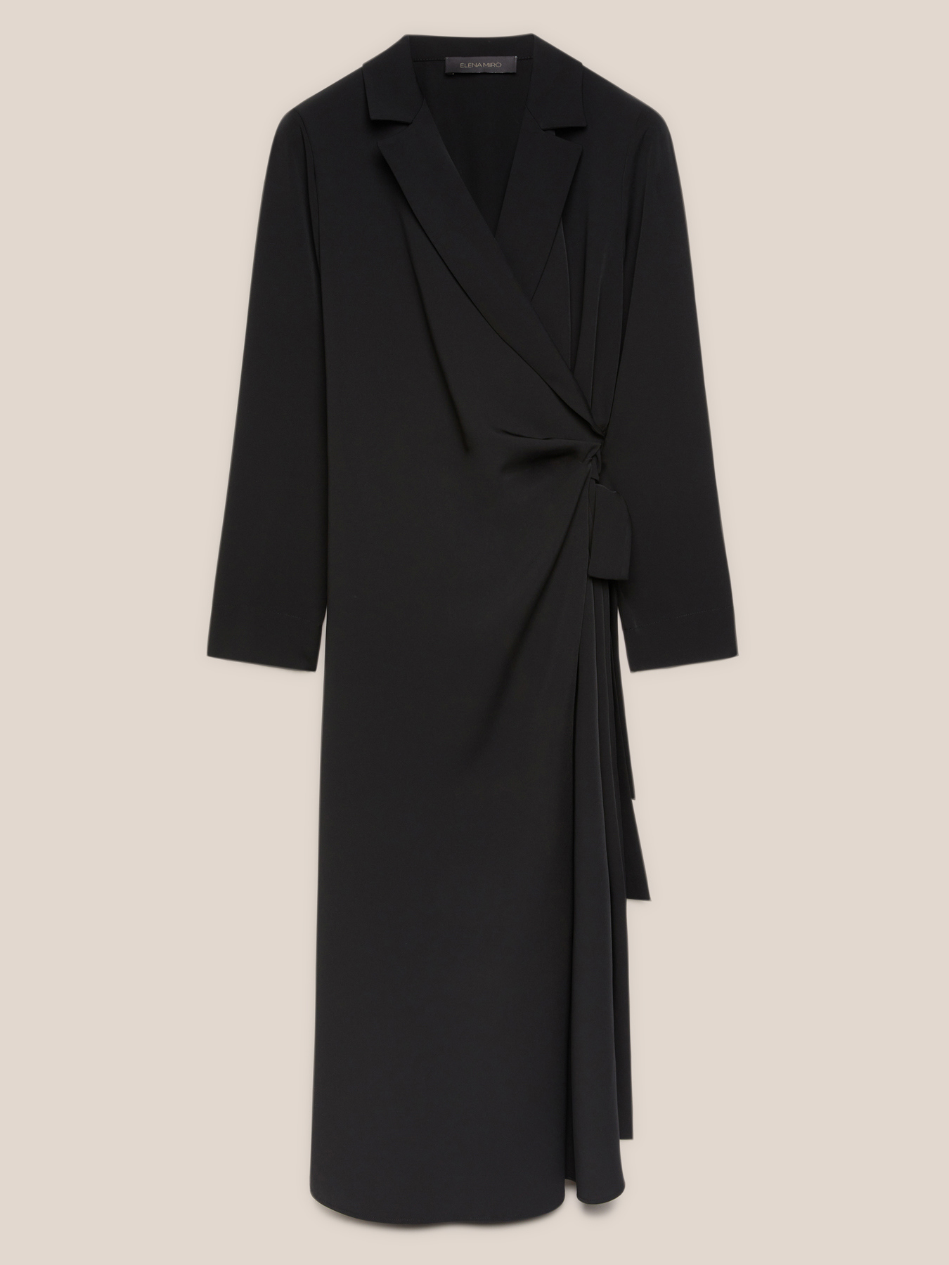 Vestido envolvente em tecido fluido image number 6