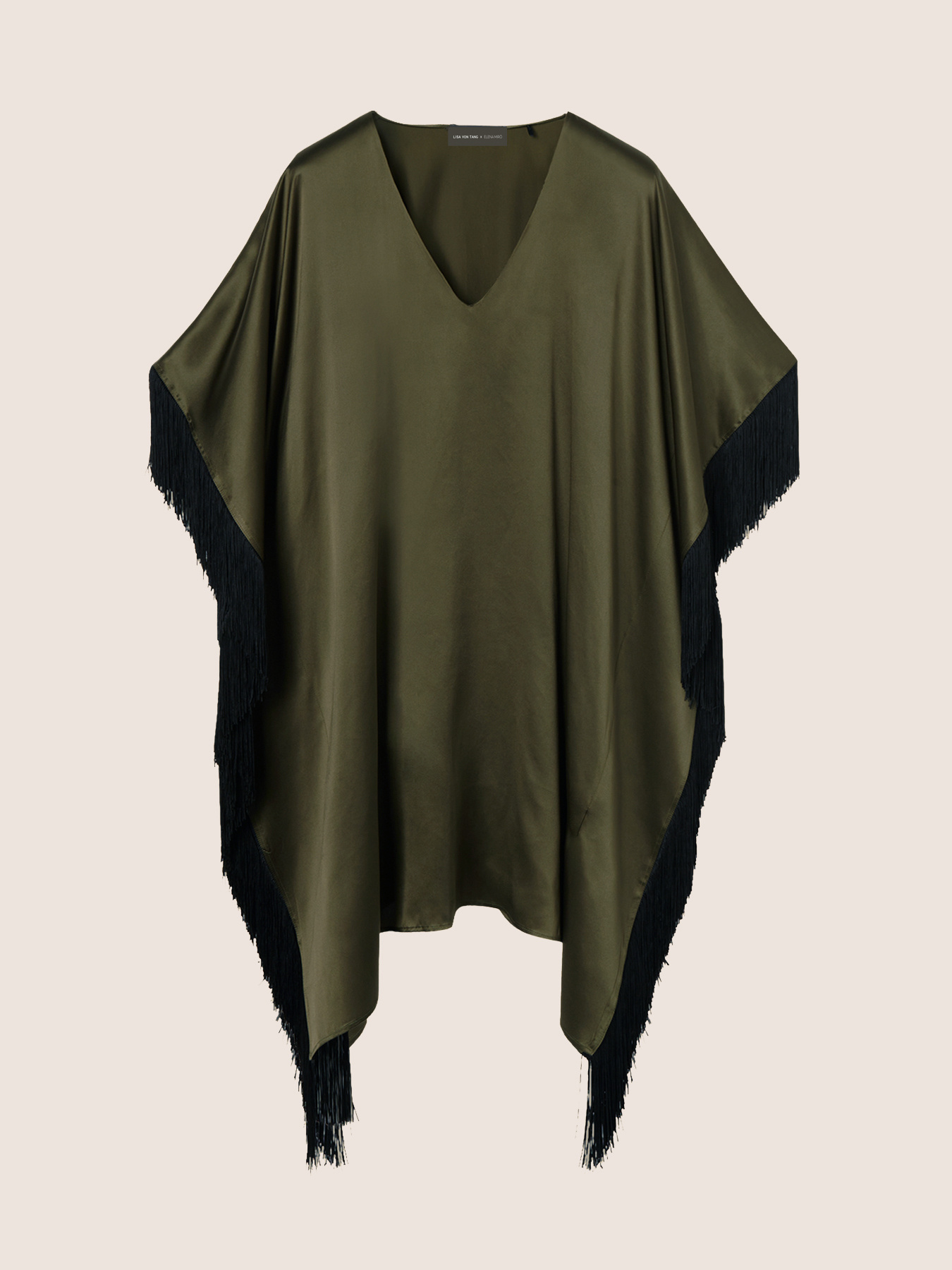 Poncho tinta unita Lisa Von Tang x Elena Miro image number 4