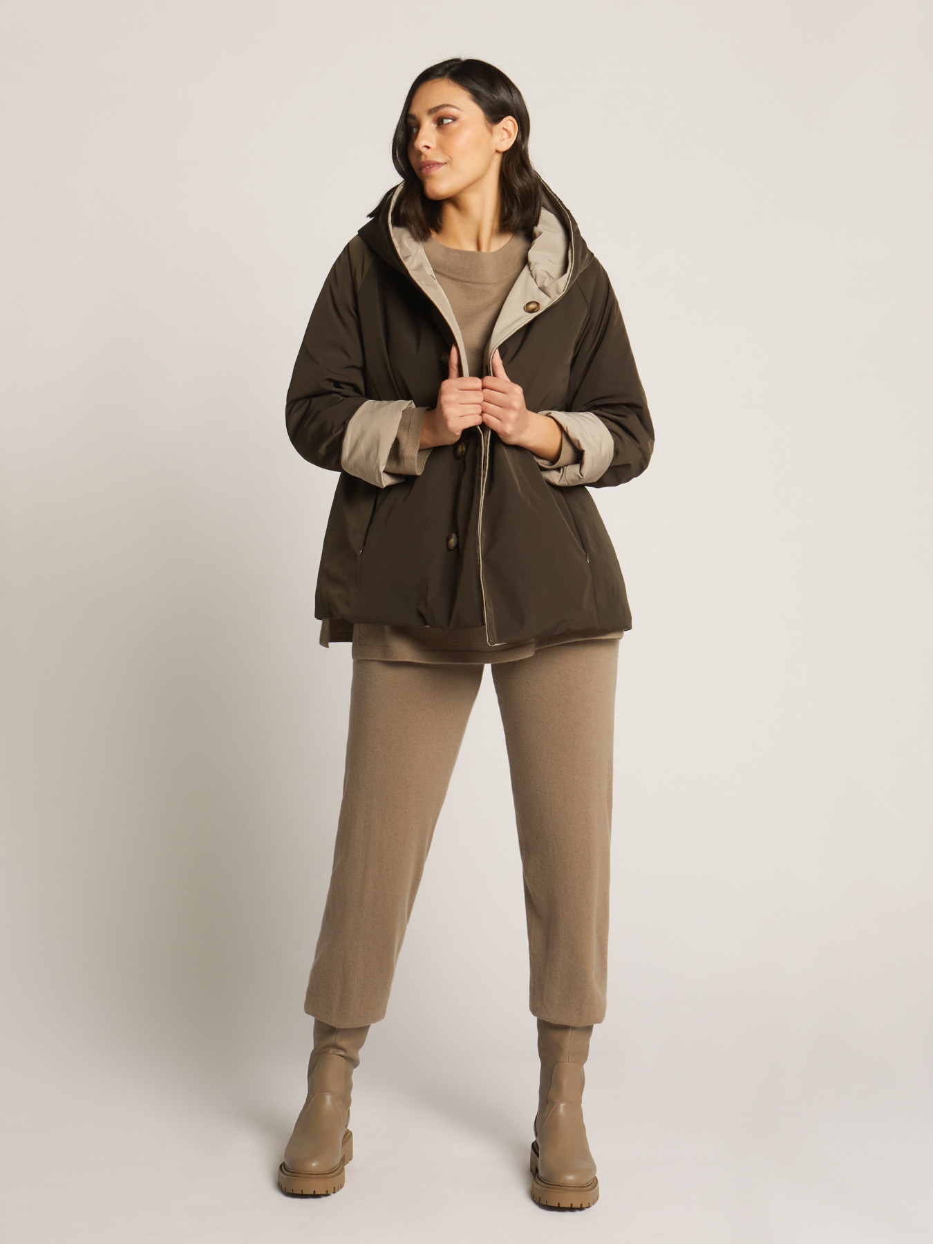 CAL&Ccedil;A EM MALHA EFEITO " FATO " EM L&Atilde; PURA CARDADA image number 0