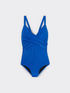 Draped one-piece swimsuit image number 5