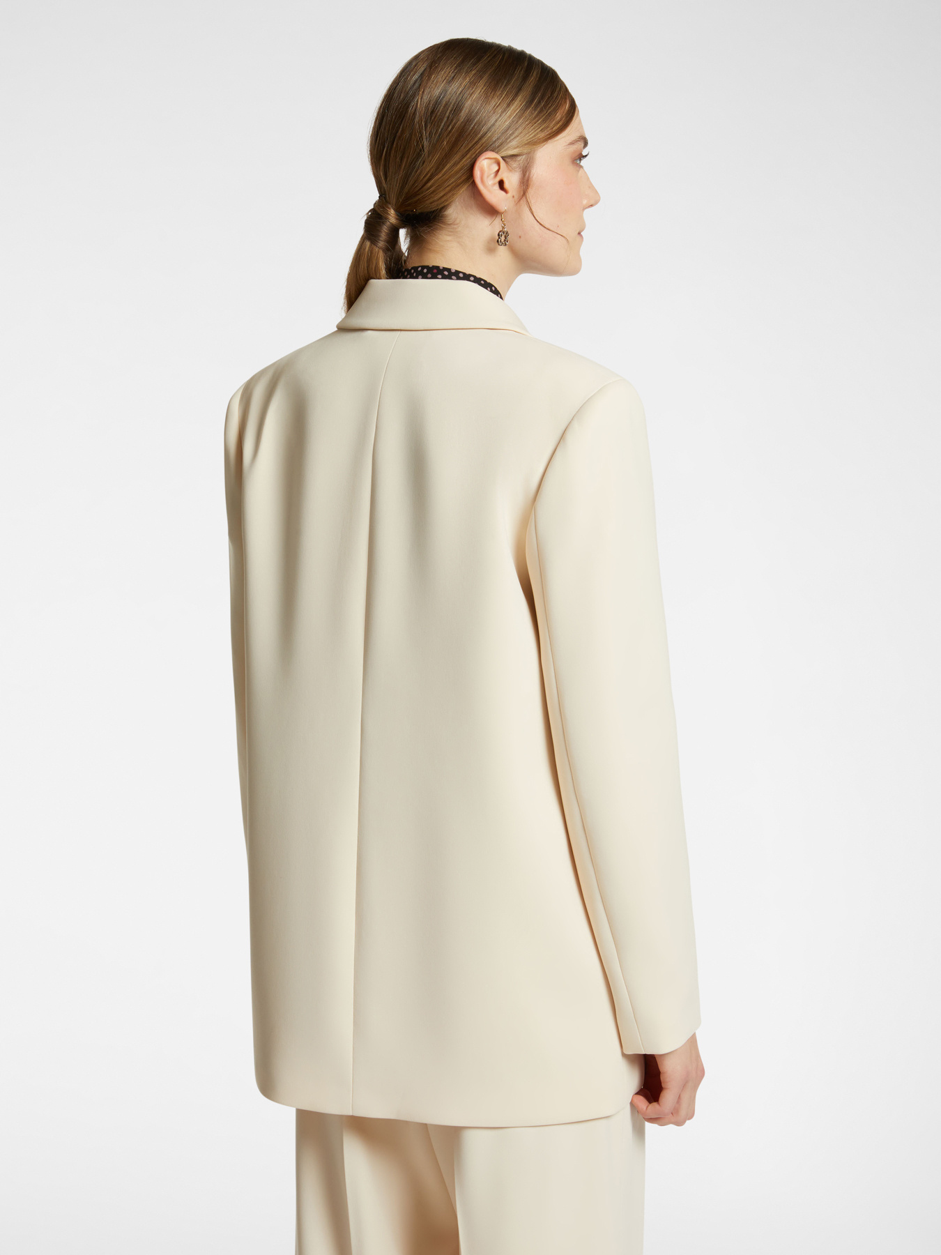 Blazer de cady de crep&eacute; image number 1