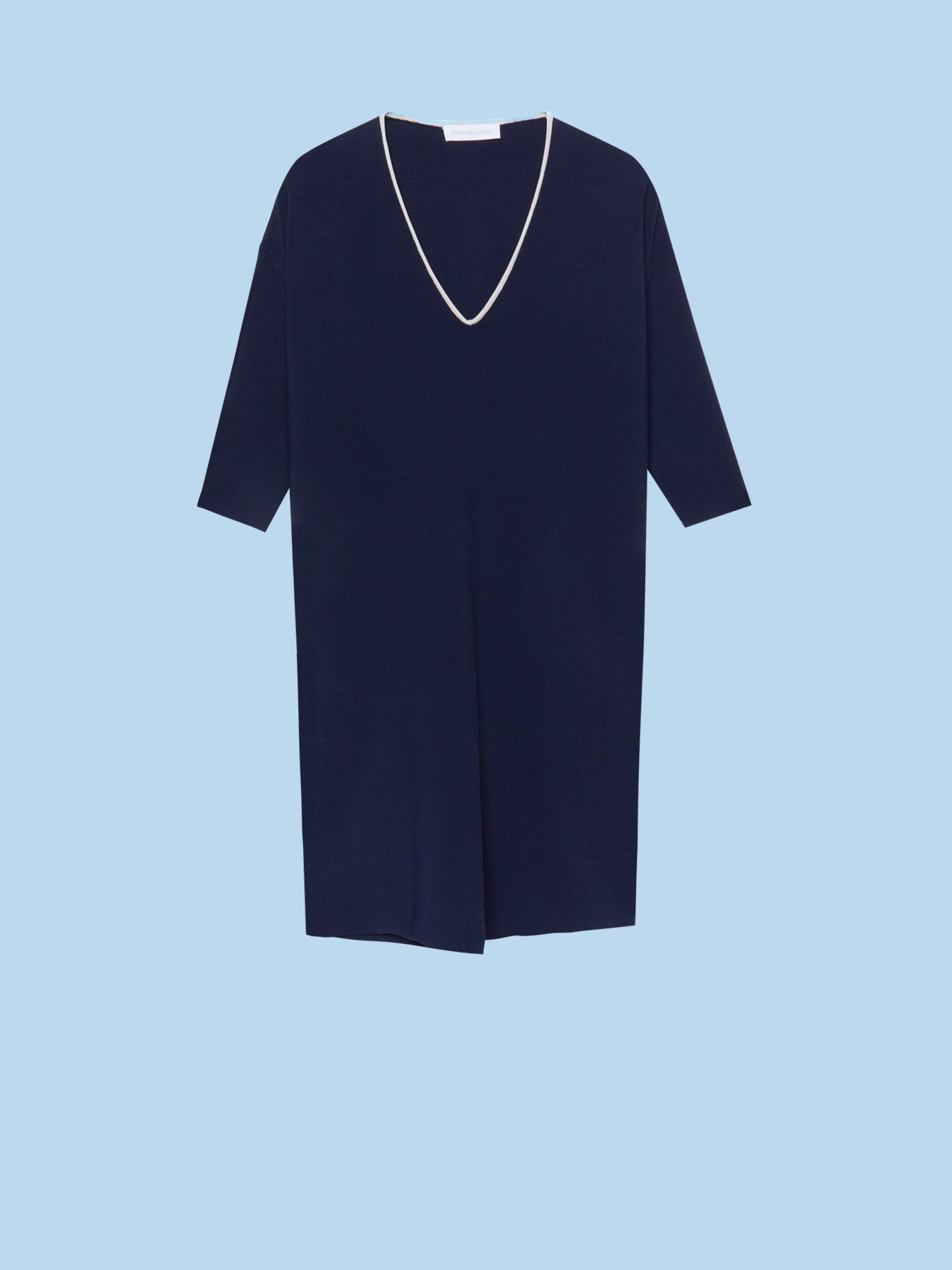 CREPE VISCOSE TRICOT DRESS image number 4