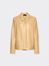 Boxy jacket in coated fabric image number 4