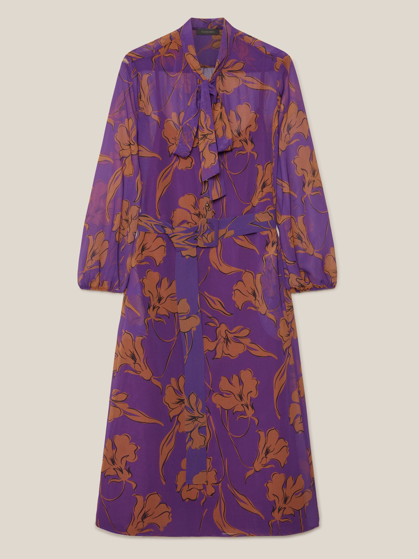 Abito in georgette stampata image number 4