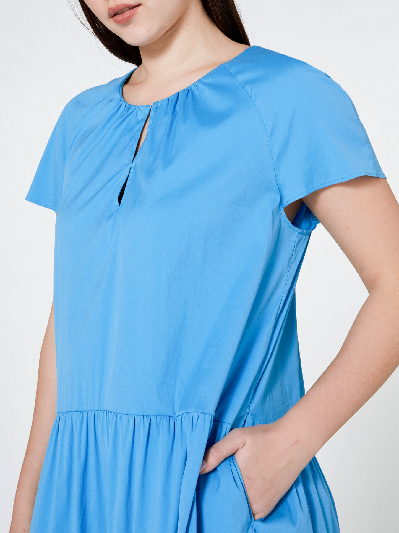 Langes Kleid mit Volants image number 3