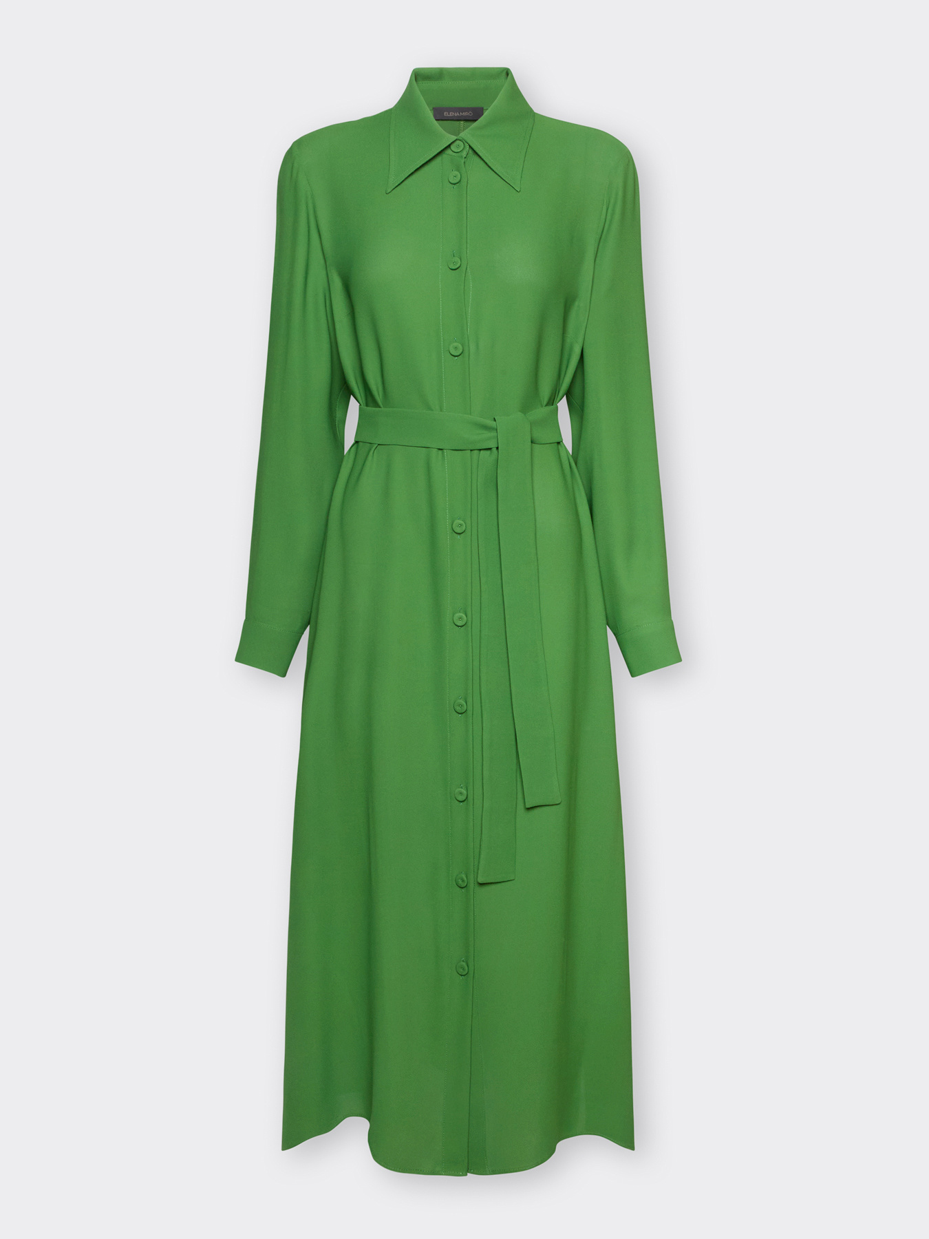 Robe chemise avec ceinture image number 4