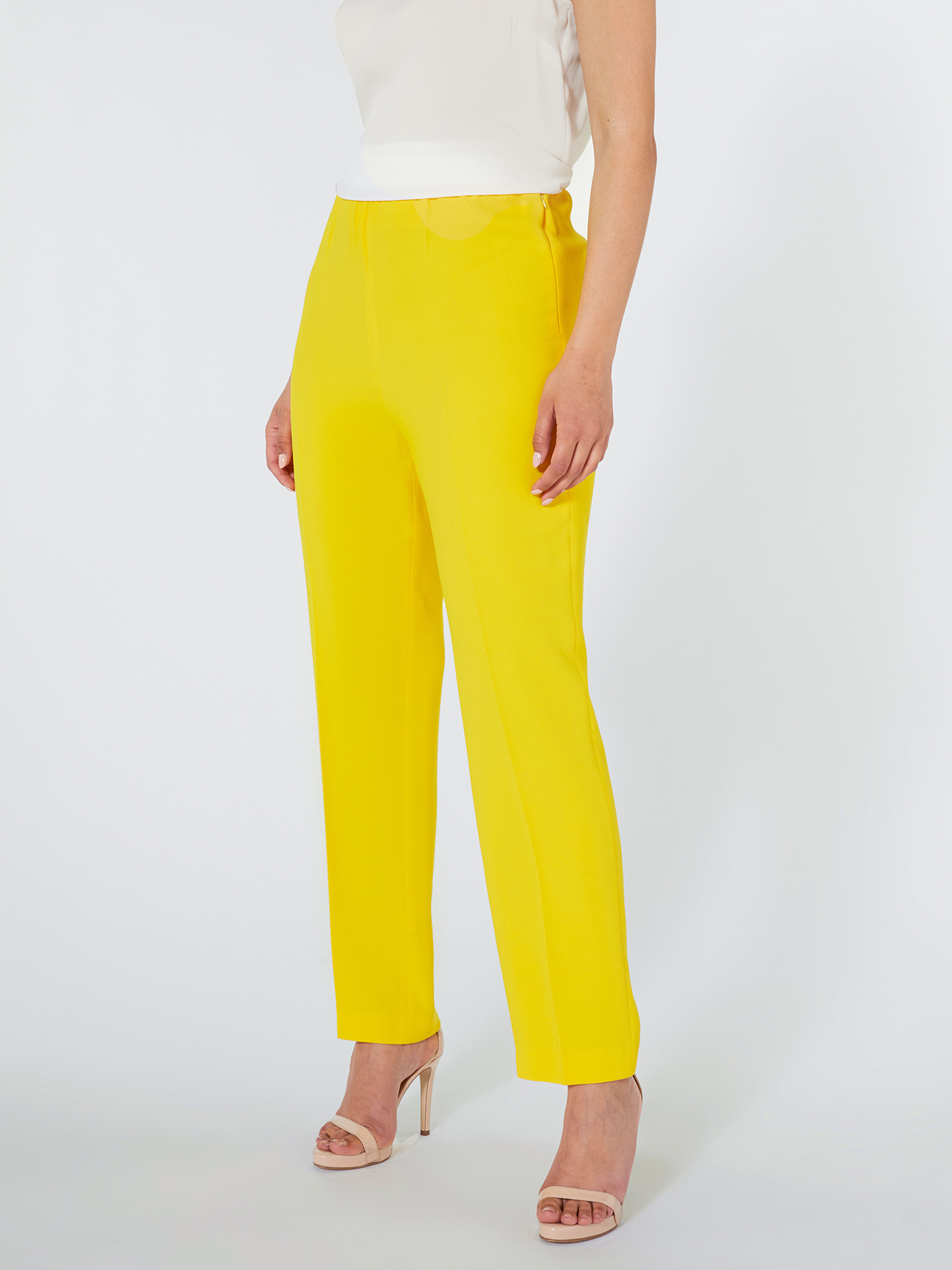 Slim-fit cady trousers image number 0