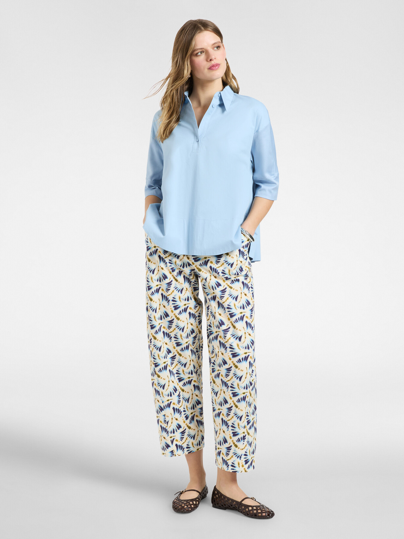 Printed trousers image number 0