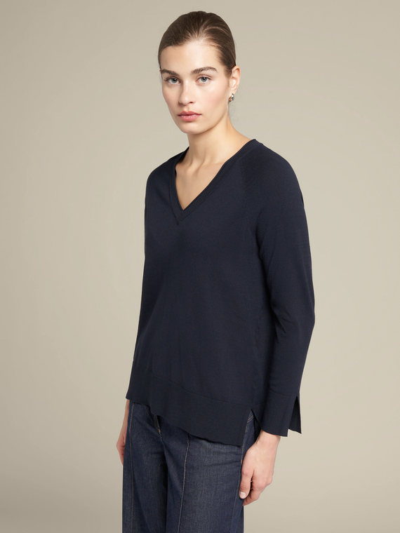 Pullover aus Komfort-Viskose ECOVERO™, Basic-Modell