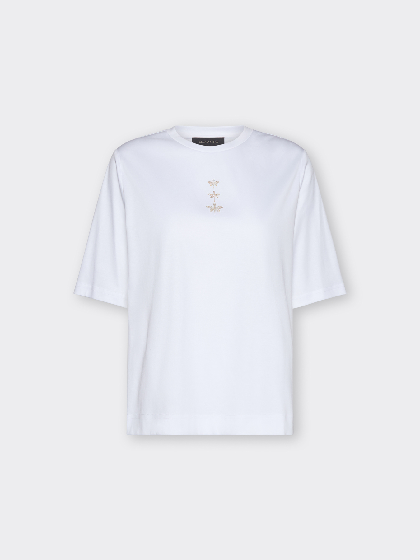 Cotton t-shirt with dragonflies image number 4