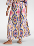 Printed viscose trousers image number 1