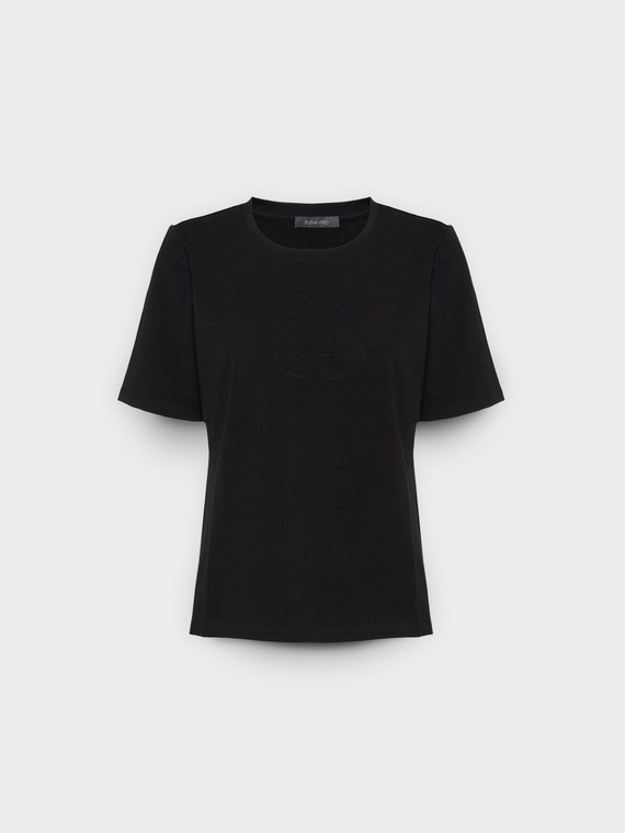 Cotton t-shirt with Monogram logo