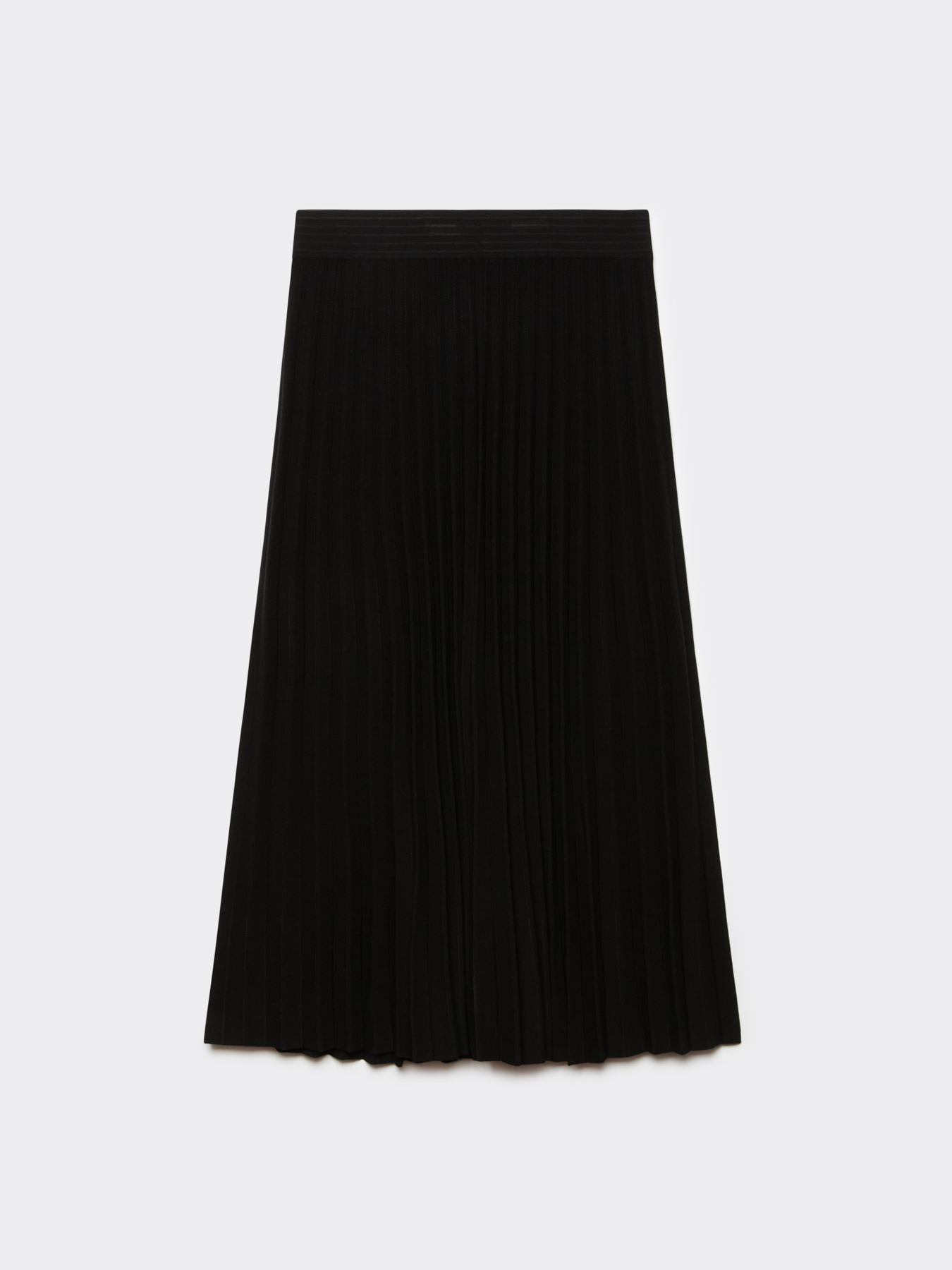 Gonna pliss&eacute; in tricot image number 4