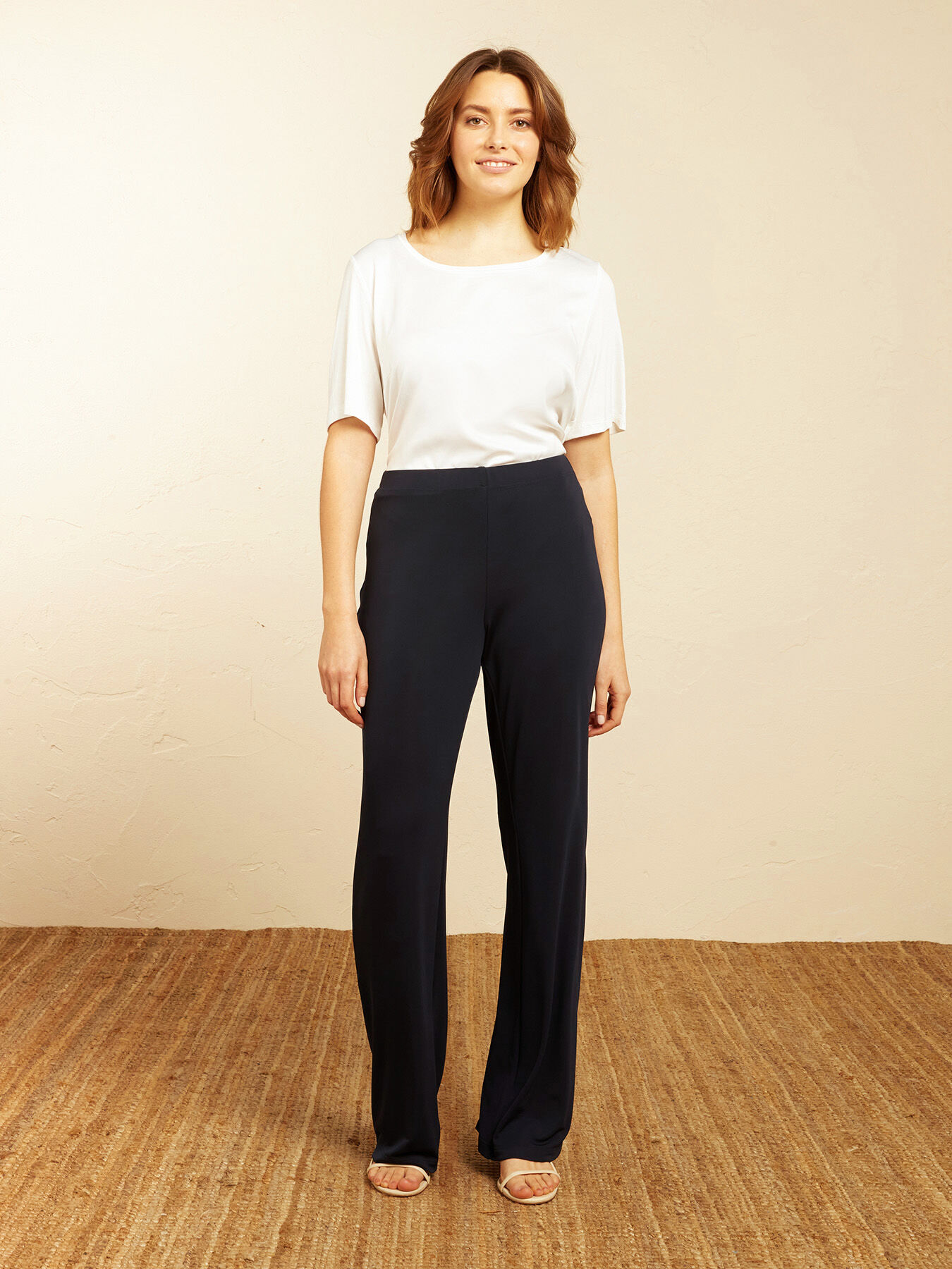 PANTALONE FLUIDO IN JERSEY image number 0