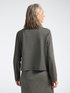 Veste en tricot motif Vichy image number 1