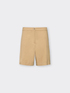 Chino bermuda shorts in gabardine image number 4