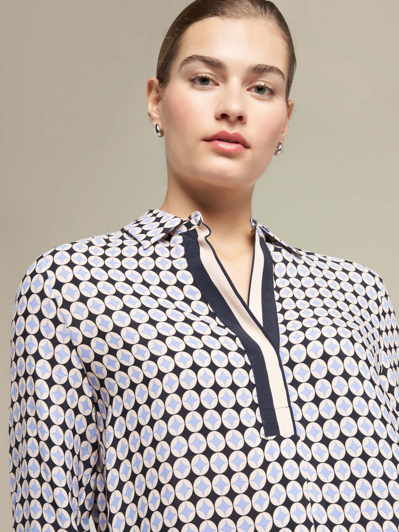 Robe imprim&eacute;e en viscose &eacute;cologique image number 2