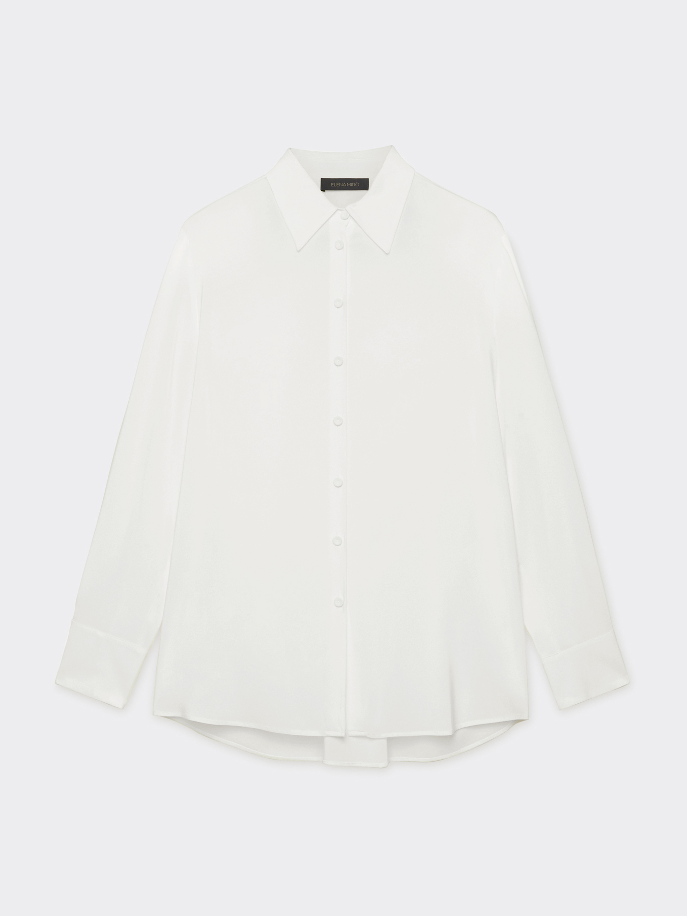 Hemdbluse im Herrenschnitt aus Georgette image number 4