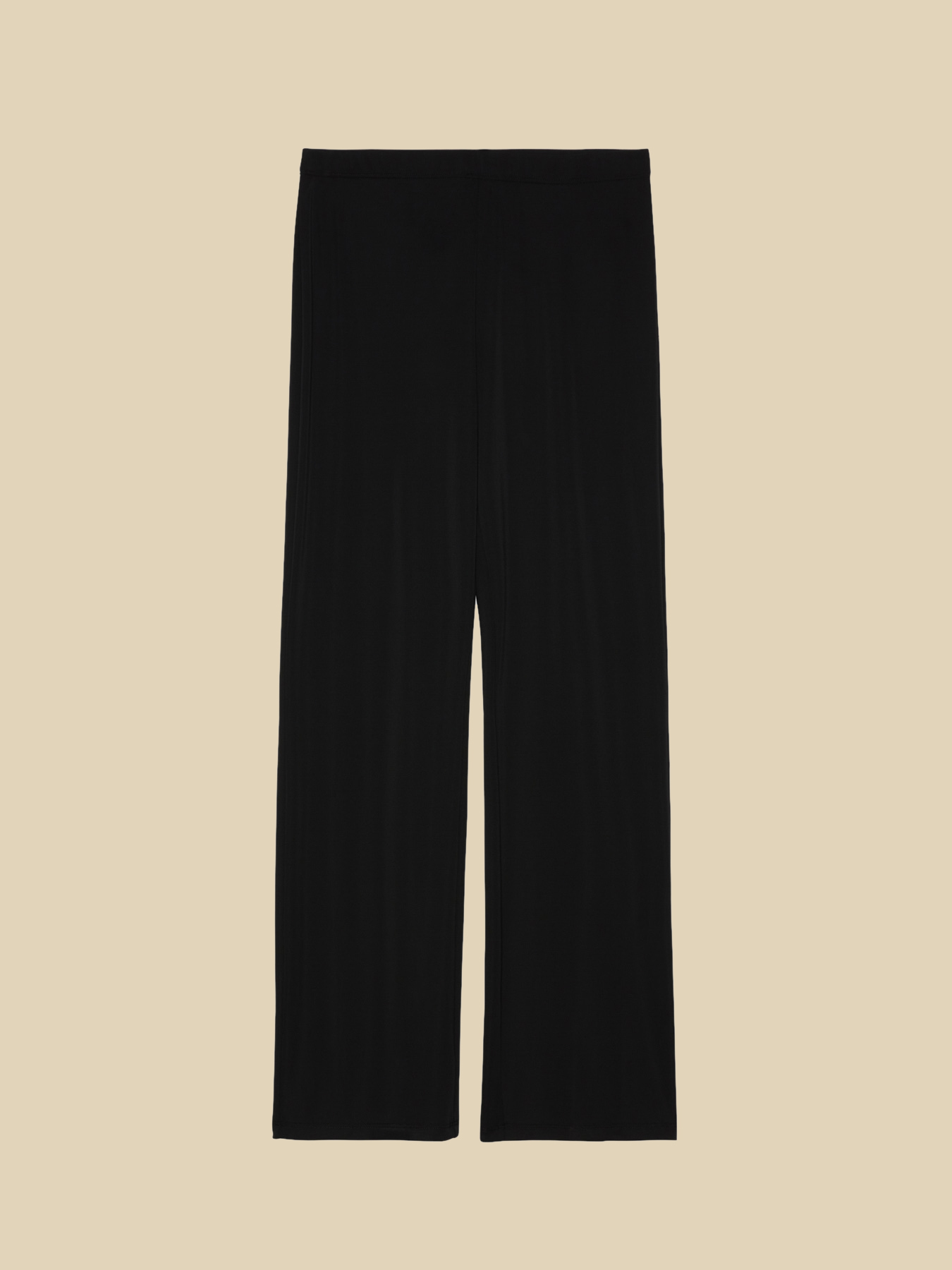 Pantalones vaporosos de tejido de punto image number 4