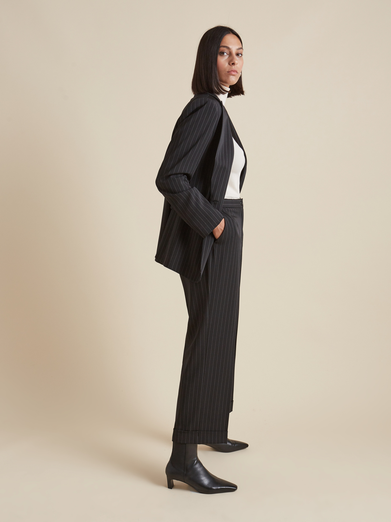 Giacca gessata image number 0