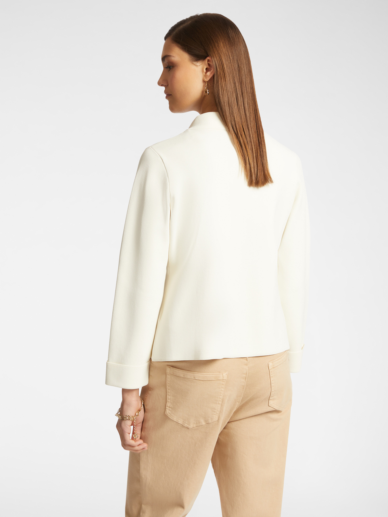 Tricot jacket with buttons image number 1