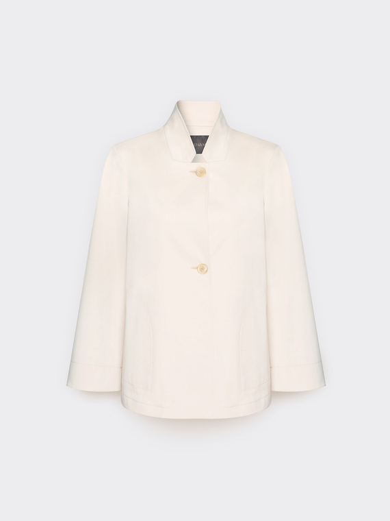 Veste d&eacute;structur&eacute;e m&eacute;lange coton