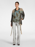 Wool cardigan with belt image number 2