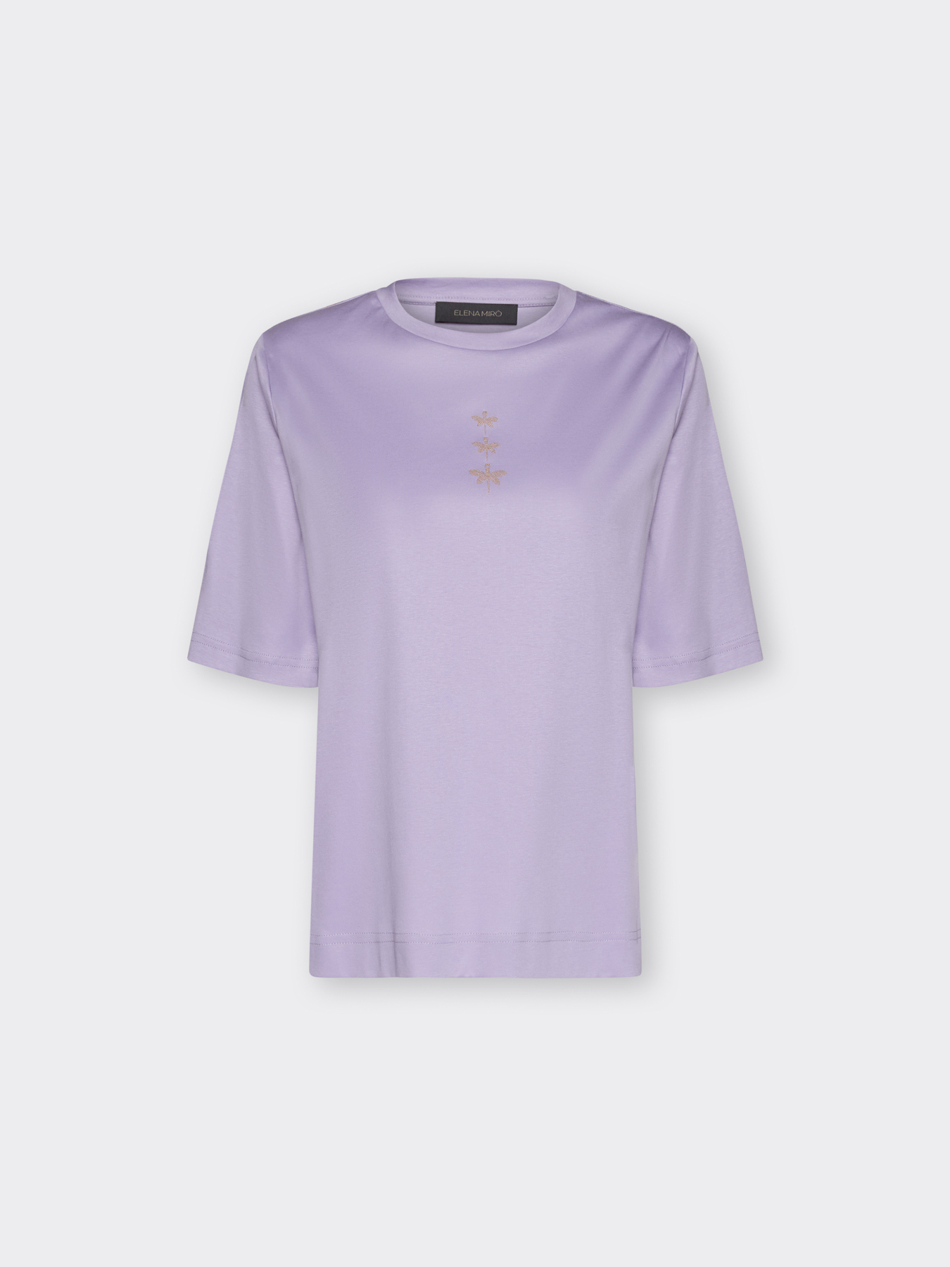 Cotton t-shirt with dragonflies image number 4
