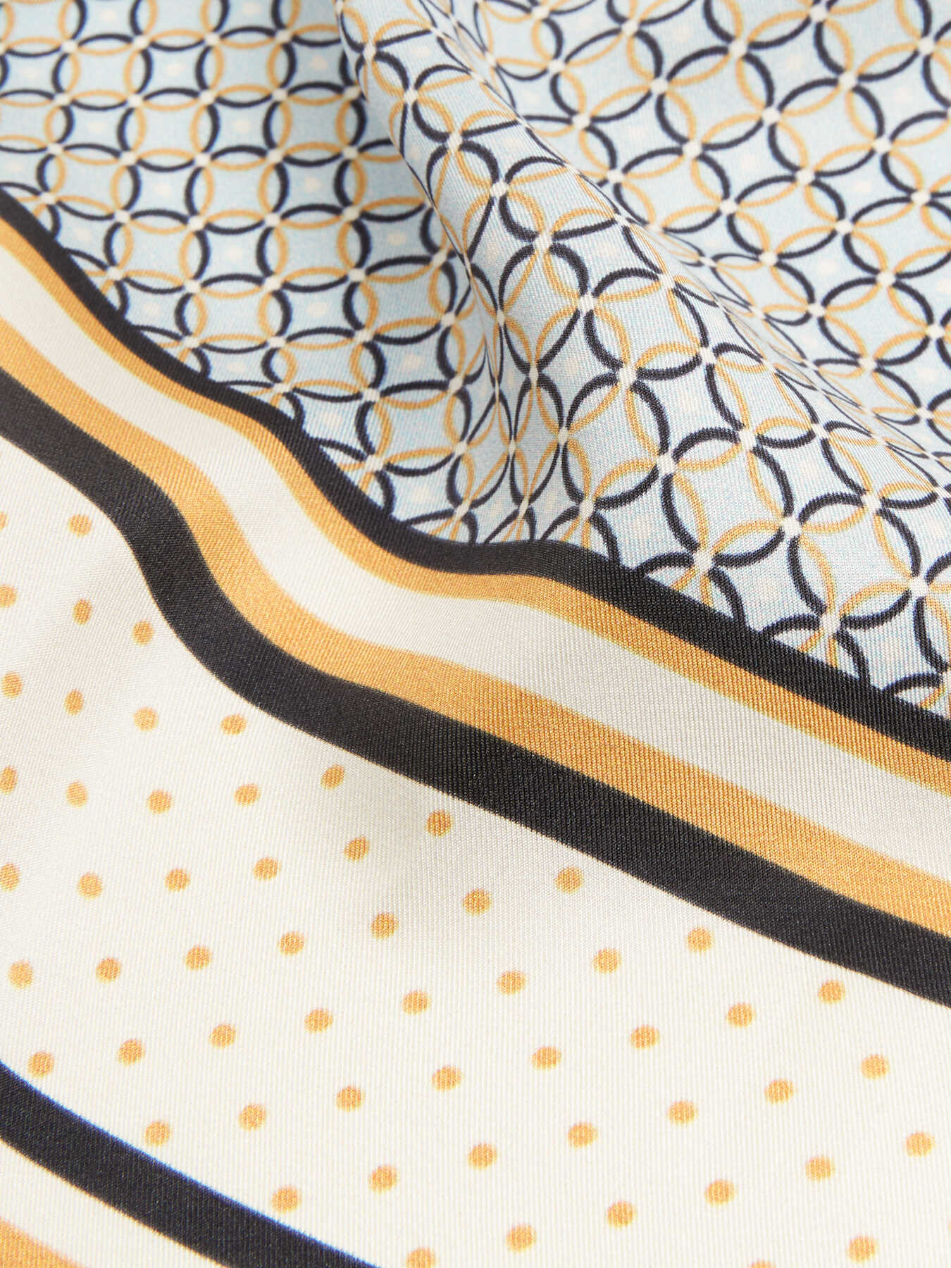 Foulard stampato in seta image number 1