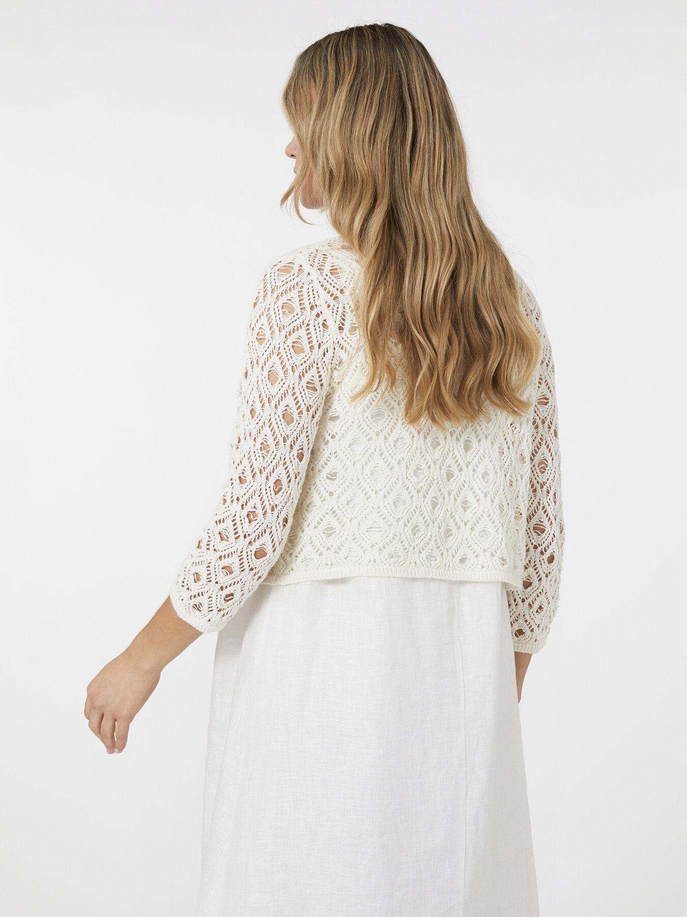 C&aacute;rdigan corto calado image number 2