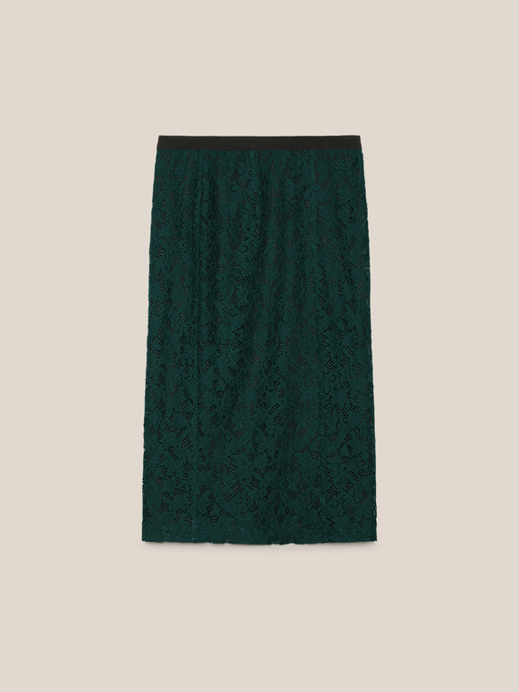 Macrame lace skirt