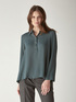 POLO IN CREPE DE CHINE image number 2