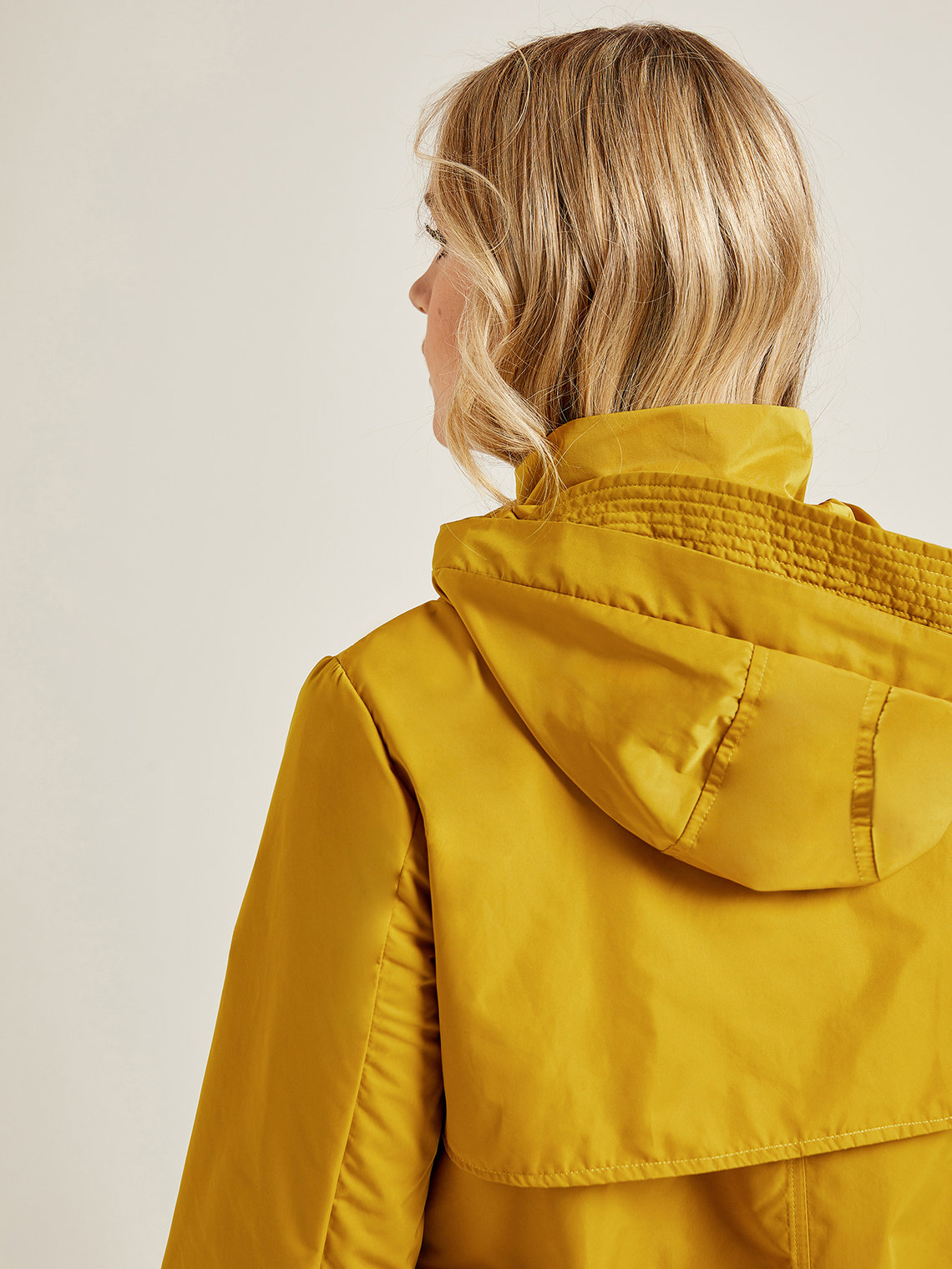 Elenamiro: Parka corto in nylon memory_5