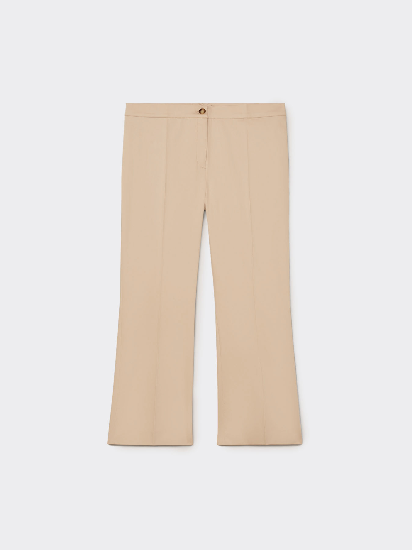 Pantaloni cropped kick flare image number 4