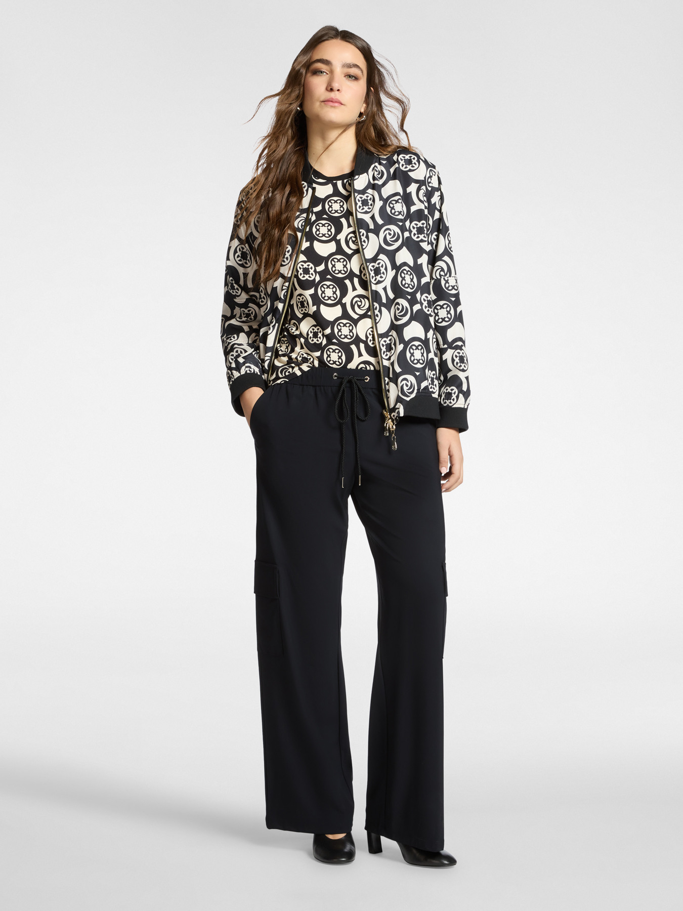 Pantaloni cargo in jersey image number 0