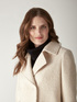 BOUCLE FELTED WOOL PEA COAT image number 3