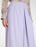 Pantalon palazzo en cady image number 3