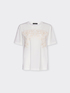 T-shirt with floral embroidery image number 4