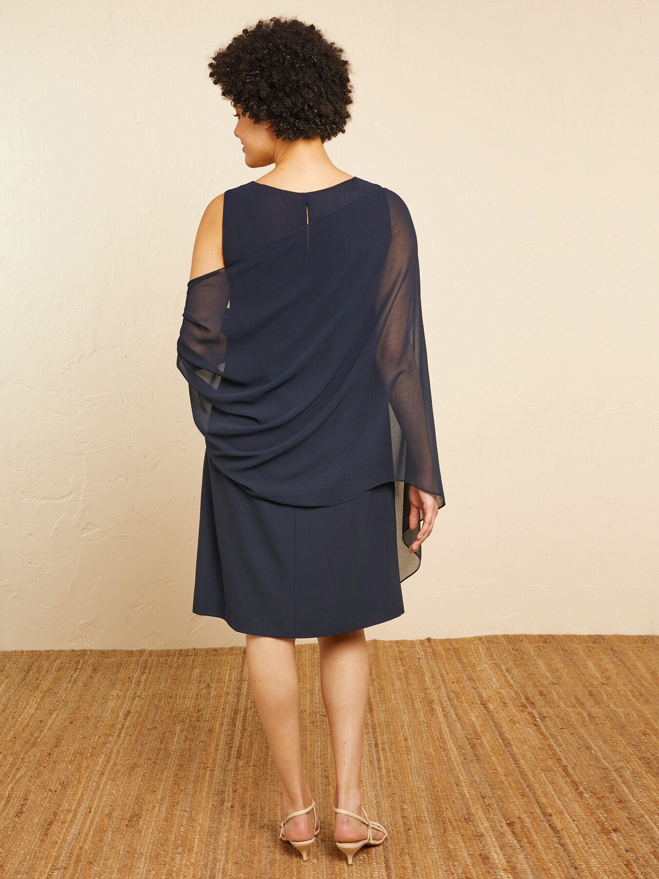 Flowing fabric dress image number 1