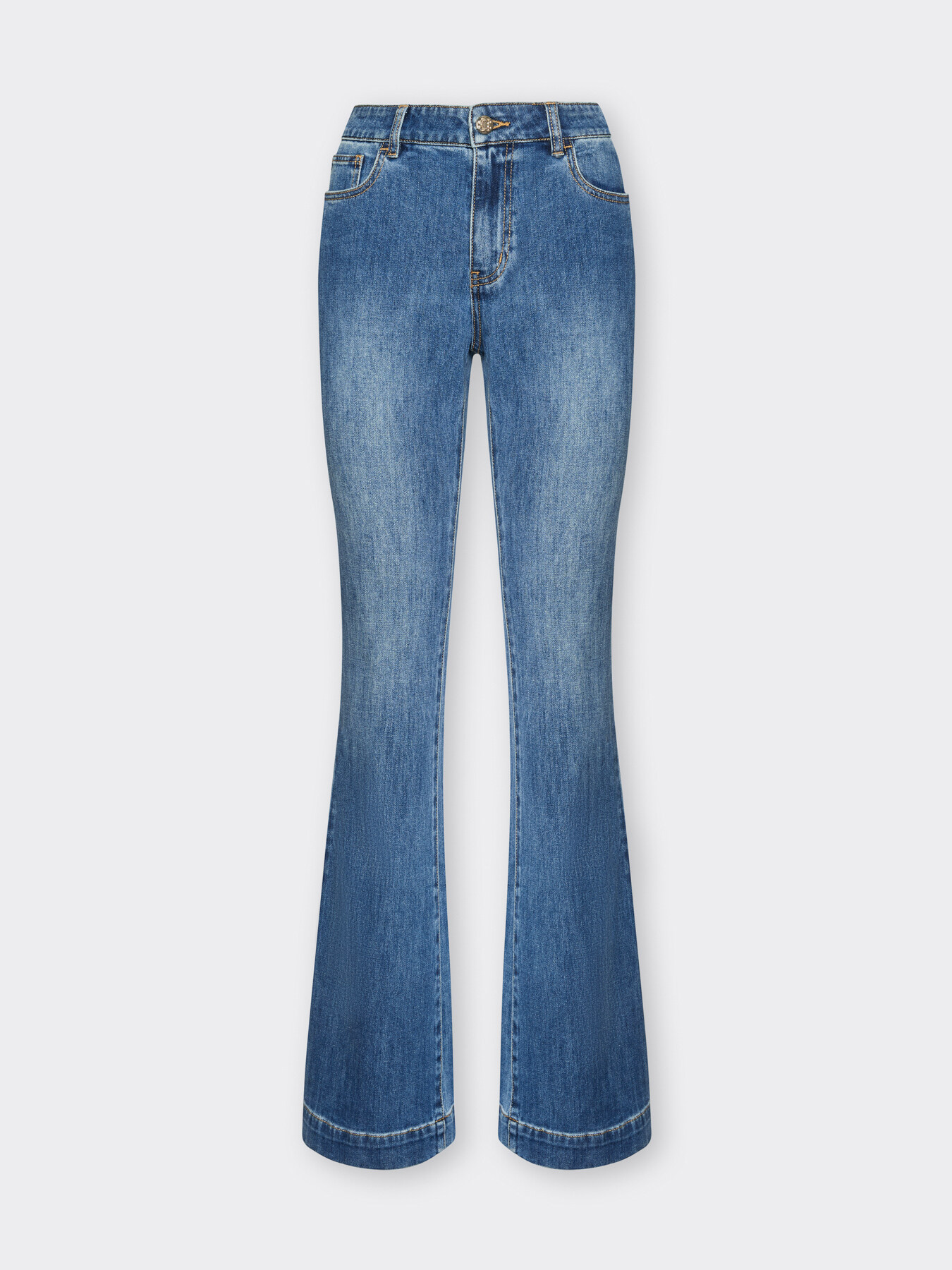 Jeans mit ausgestelltem Bein, "Florence" image number 4