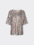 Blusa de tul con lentejuelas image number 4