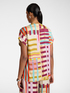Printed viscose blouse image number 1