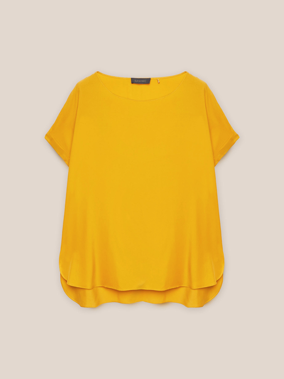 Solid colour blouse