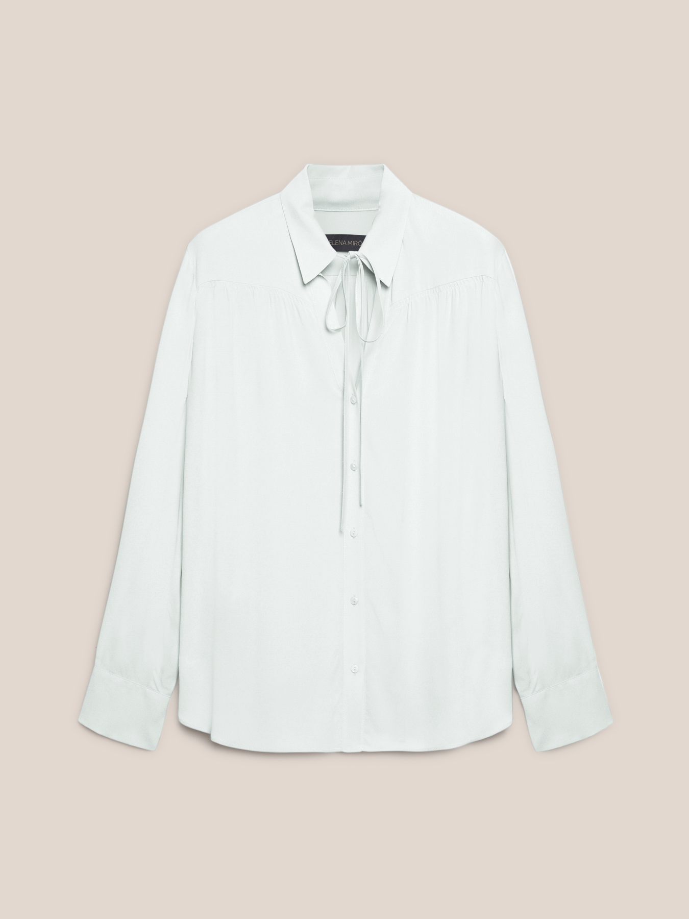 Camicia in viscosa con lacci image number 4