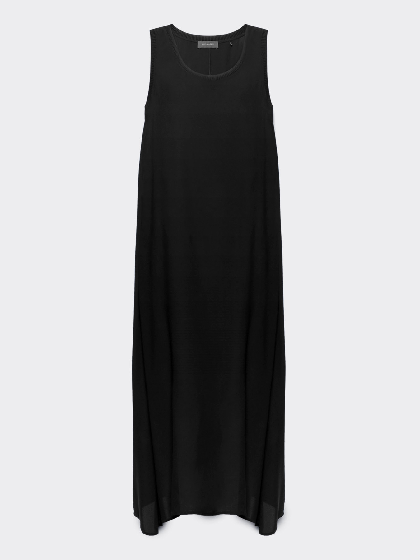 Robe longue &agrave; bords c&ocirc;tel&eacute;s image number 4