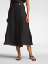 Linen midi skirt image number 2